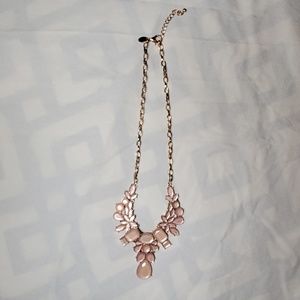 Charming Charlie pink and gold necklace